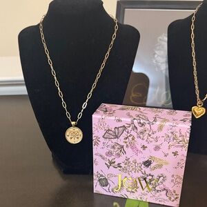 Jane Win “balance” coin necklace